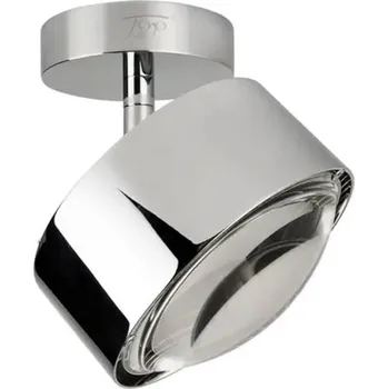 Top Light Stropní svítidlo Puk Maxx Turn, matný nikl - Výška zavěšení 7 cm 2 x 12 W LED - Doprava zdarma