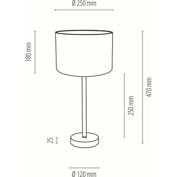 Lampička BRITOP Stolní lampa Pfau, Ø 25 cm, zelená - Výška stínidla 18 cm; podstavec - Ø 12 cm, výška 2,5 cm; délka připojovacího kabelu 150 cm černá, zelená 1 x 40 W - Doprava zdarma