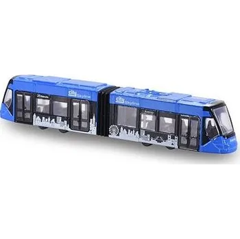 Vláček a vláčkodráha Majorette Tramvaj Siemens Avenio kovová modrá