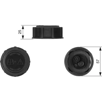 Autodíl Uzavírací víčko, nádoba chladiva GATES RC233