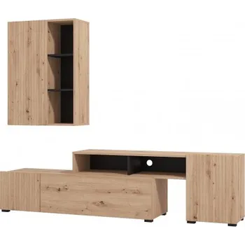 Obývací stěna Obývací stěna Savana - dub artisan/černá