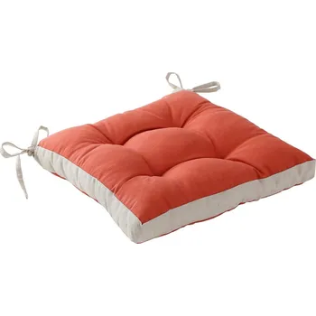 Potah na židli Blancheporte Sada 2 dvoubarevných podsedáků na židli terakota povlak na polštářek 40x40 cm