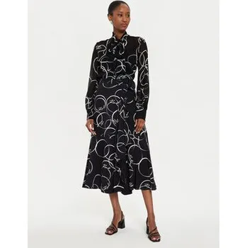 Dámská móda KARL LAGERFELD Halenka 245W1604 Černá Regular Fit 40