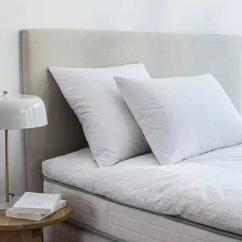 Polštář Blancheporte Polštář Dodo® s přírodní výplní a úpravou proti roztočům Proneem®, měkký bílá 60x60 cm