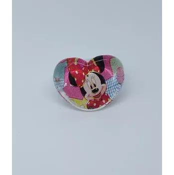 Prsten Prstýnek - MICKEY MOUSE SRDÍČKO - MINNIE MOUSE 4 - S vadou (Značka: ZHEJIANG)