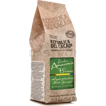 Výroba svíčky Hořká čokoláda 75% Ecuador Amazonia 2,5 kg | REPUBLICA DEL CACAO, 20048-25