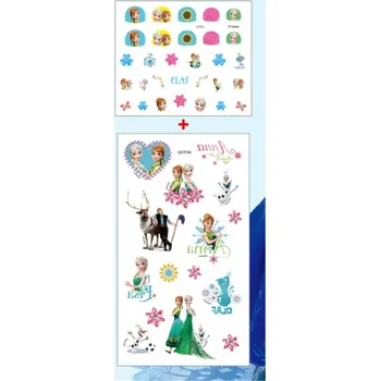 Volný čas Set nálepek na nehty a tetování - LEDOVÉ KRÁLOVSTVÍ 5 (Značka: DISNEY)