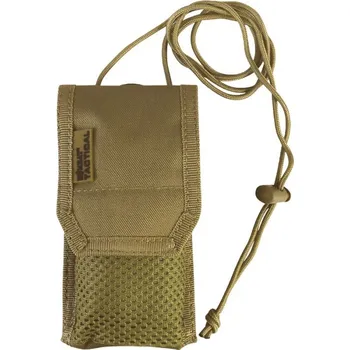 KOMBAT Pouzdro MOLLE ochranné pro telefony se šnůrkou COYOTE