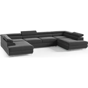 Sedací souprava Rozkládací rohová sedací souprava 160U CURTIS Černá