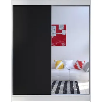 Šatní skříň Šatní skříň CAMINO I šířka 150 cm - bílá/černá