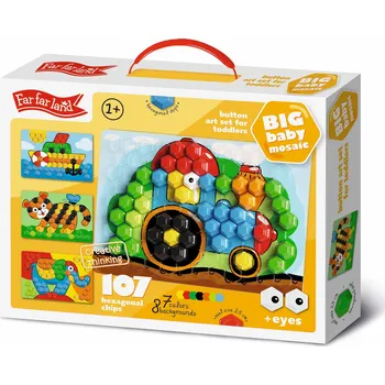 Mozaiková sada Far far land Big baby Mozaika pro chlapce 107 ks