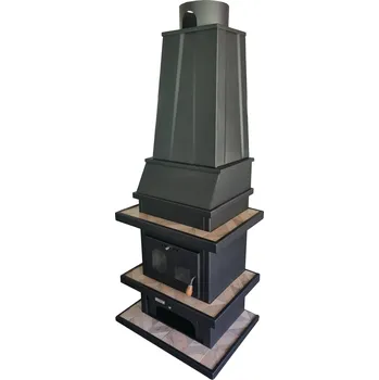 Krbová kamna LIDER 18Kw 830x610x2000mm 163kg