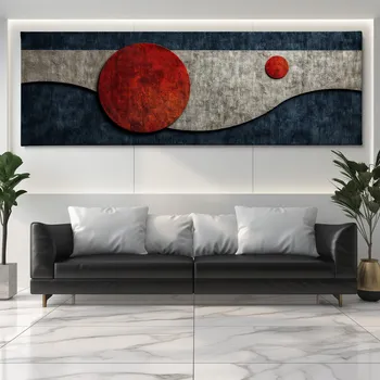 Obraz Obraz na plátně - Malý a velký Japonec FeelHappy.cz Velikost obrazu (šířka x výška): 150 x 50 cm