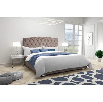 Postel Postel STELLA 14 STANDARD 180x200 cm - stříbrné nohy Béžová