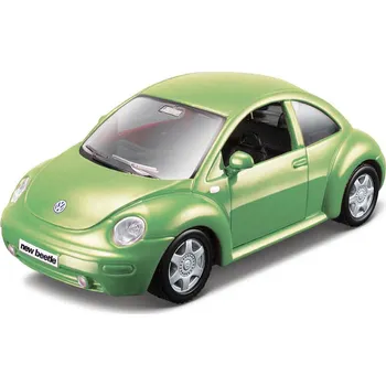 autíčko Maisto Volkswagen New Beetle 1:37 zelená metalíza