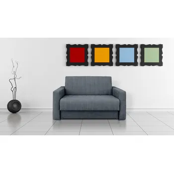 Sedací souprava Rozkládací pohovka DOMO 2 Tmavě šedá