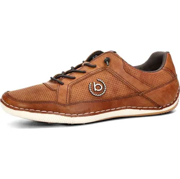 Pánské polobotky Bugatti pánské komfortní polobotky - koňakové