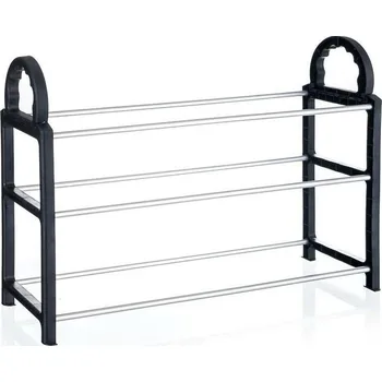 Botník Brilanz Botník BOLTON 65 x 17 x 42 cm, 3 police, černá