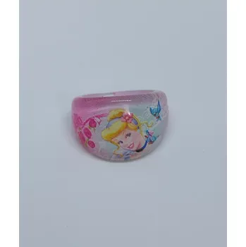 Prsten Prstýnek - DISNEY PRINCEZNY OVÁL - Popelka 2 (Značka: ZHEJIANG)