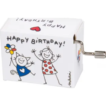 hrací skříňka Hrací skříňka píseň Happy Birthday čísla: 6