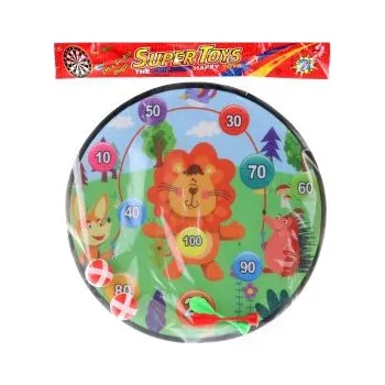 Terč na sportovní střelbu Terč zvířátka 35 cm na míčky a šipky