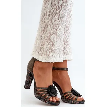 Dámské sandále Sandály na podpatku model 198879 Step in style 36