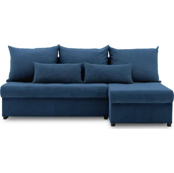 Sedací souprava Rohová rozkládací sedací souprava VENEZIA I Námořnická modrá