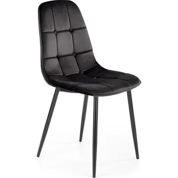 Jídelní židle Moderní jídelní židle Halmar K417 černá velvet (1p=4szt)