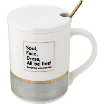 Florina Hrnek v dárkovém balení bílá/zlatá/šedá 350 ml 350 ml