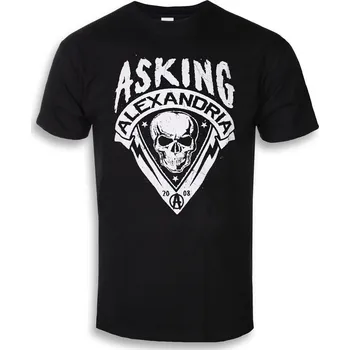 Tričko metal pánské Asking Alexandria - Skull Shield - ROCK OFF - ASKTSP10MB - S