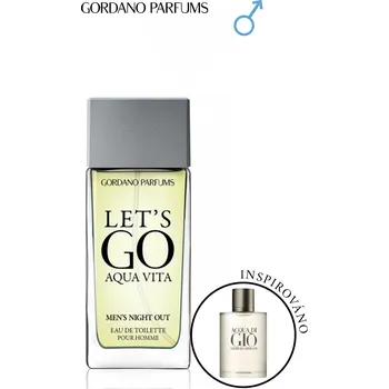 Dámský parfém Gordano parfums Let's Go Aqua Vita Objem: 50 ml Inspirováno vůní: Giorgio Armani Acqua di Gio