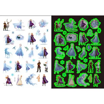 Odstranitelné tetování Dětské dočasné tetování - SVÍTÍCÍ VE TMĚ - LEDOVÉ KRÁLOVSTVÍ 2 (Značka: TAKARA TOMY)