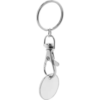 Eurocoin přívěšek na klíče se žetonem - bílá - AP731809-01