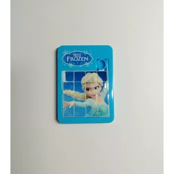 Puzzle Kapesní posunovací puzzle 4 x 4 - LEDOVÉ KRÁLOVSTVÍ - Elsa - modré (Značka: DATGO)