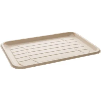 Jednorázové nádobí Podnos cukrová třtina 460/300/27mm 25ks