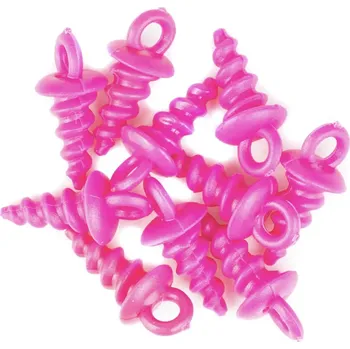 Garda držáky nástrahy - Zavrtávací držák pro pop-up růžový 10ks