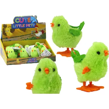 Figurka Mamido Skákající kuřátko natahovací hračka figurka zelená