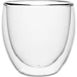Florina Dvoustěnné skleničky transparentní 2 ks 2 x 100 ml