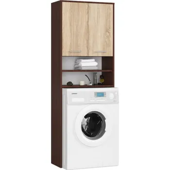 Regál nad pračku Fin wenge/dub sonoma