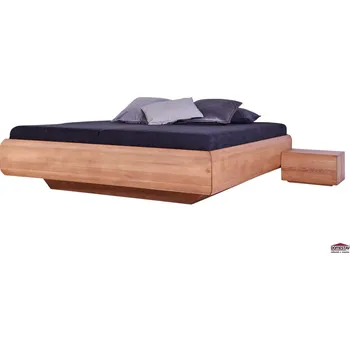 Ložnice Domestav LEVITY manželská postel bez čela buk průběžný olejovaný