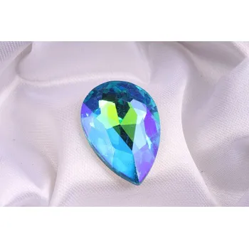 Dětské navlékací korálky Skleněný šaton 20x30mm - č.302