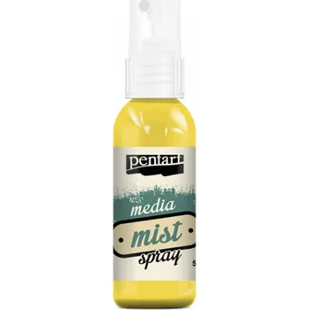 Speciální výtvarná barva Pentart - media mist spray 50 ml * Barva: Lemon 23
