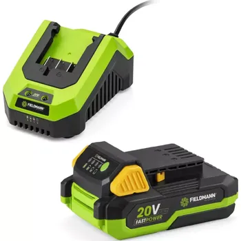 Rychlonabíječka FIELDMANN FDUZ 79100 + Akumulátor 2Ah FDUZ 79020