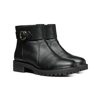 Dámská zimní obuv Geox Polokozačky D Hoara D46FTB 04643 C9999 Černá 37