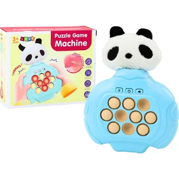 Desková hra Mamido Hra Pop-It Panda plyšová herní konzole obratnost vibrace smyslová