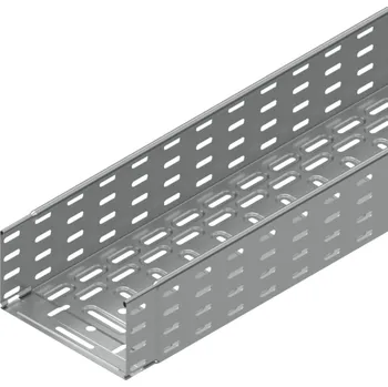 Elektroinstalační materiál KOPOS KOLÍN KOPOS Žlab KZI 110X200X1.00_F, JUPITER, s integrovanou spojkou, žárový zinek, délka 3m KZI 110X200X1.00_F