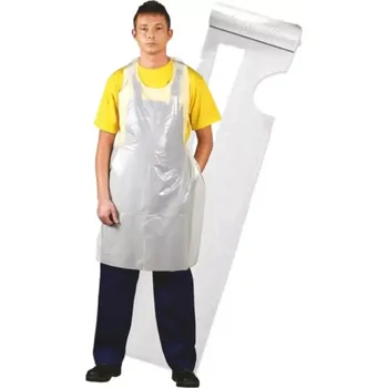 Pracovní zástěra Reis FOOL ROLL W zástěra bílá 100 KS 117x70
