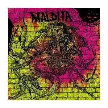Zahraniční hudba LP Maldita: Maldita CLR 2023 Tri Colour Neon Yellow Pink And Orange Vinyl