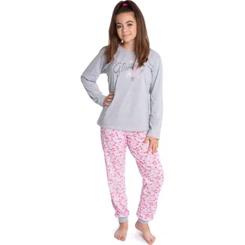 Dívčí pyžamo Dívčí pyžamo Betty Mode glamour šedé
