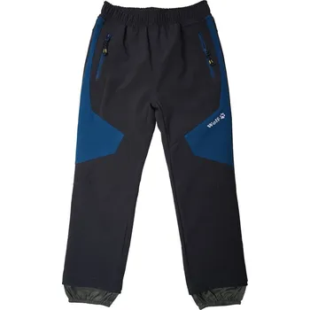 Chlapecké kalhoty Chlapecké softshellové kalhoty Wolf B2383 (JARNÍ bez fleecu) tmavě šedé